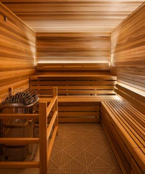 The Meridian apartments sauna